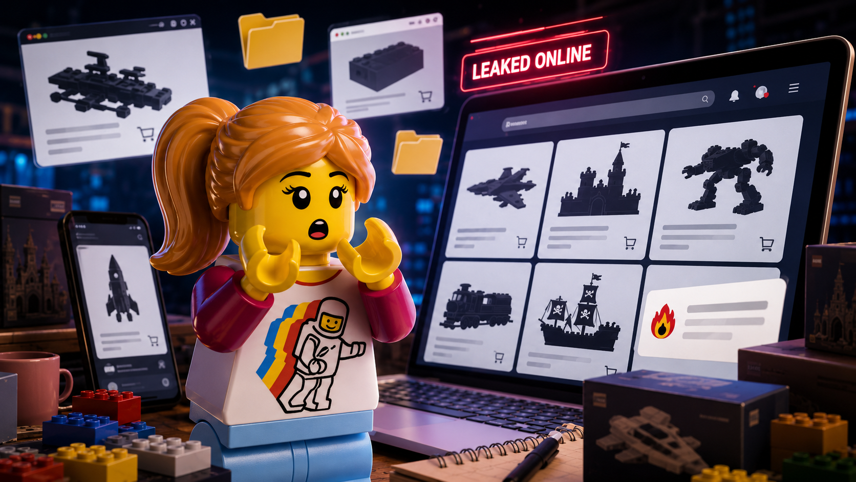 A French shop left 40 unannounced LEGO sets lying around. Here is what to actually believe.
